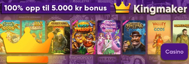 Kingmaker online casino a Italy